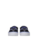 Marcelo Burlon Slip On Men's Fabric Black/Blue