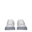 Dolce&Gabbana Hombres Deportivas Piel Blanco/Plata