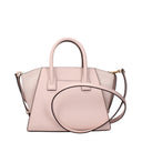 Michael Kors Avril Women's Handbag Pink/Powder Pink Leather