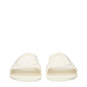 Moncler Slippers And Clogs Women's Slides Rubber White