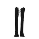 Zamszowe czarne buty damskie Stuart Weitzman