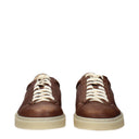 Eleventy Sneakers Men's Brown Leather