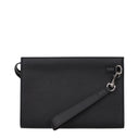 Gucci Pochette Hombres Cuero Negro