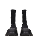 Alexander Mc Queen Men's Boots Black Fabric