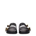 Valentino Garavani Slides And Clogs Women Leather Black