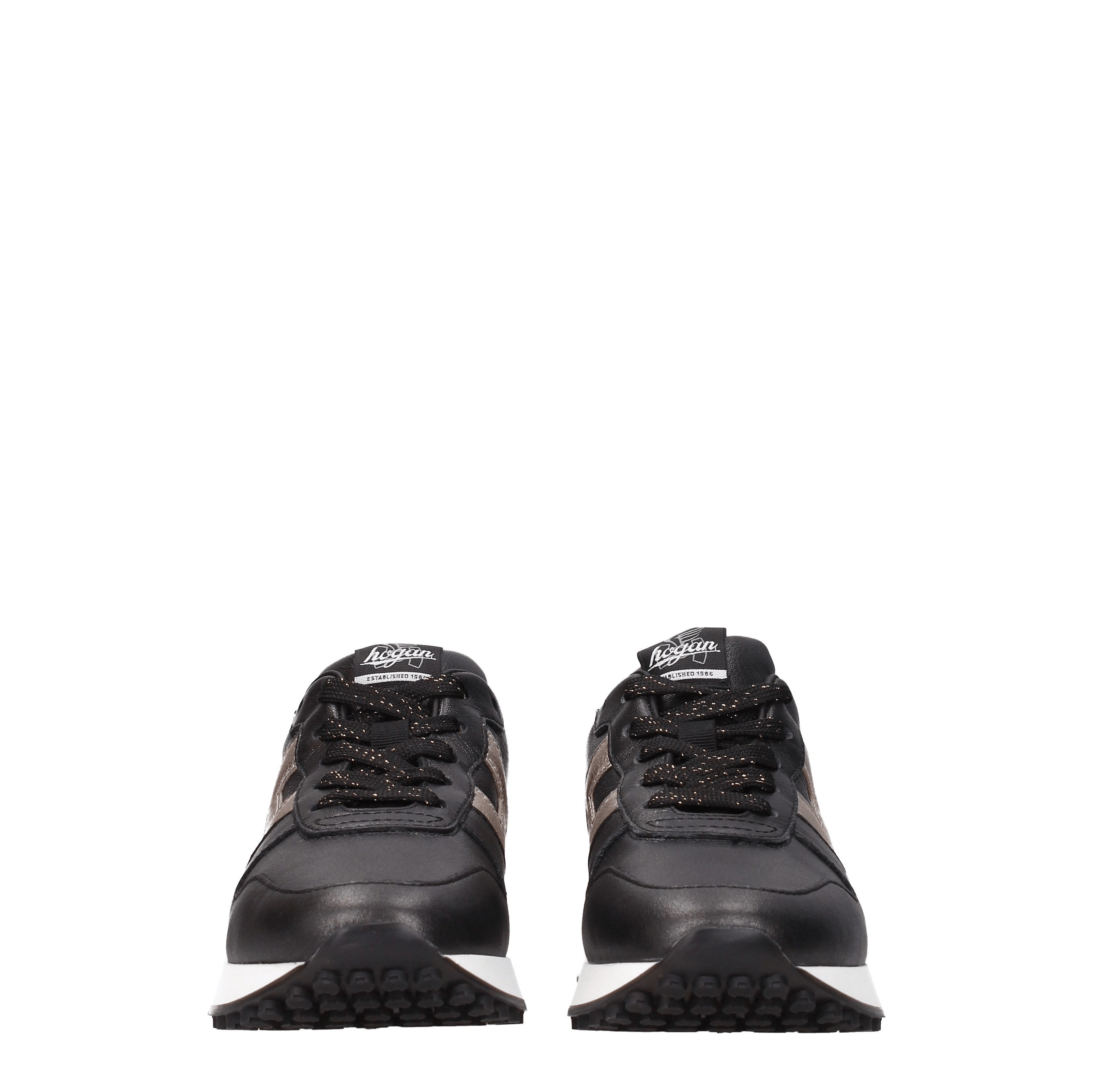 Hogan Mujers Deportivas Piel Gris/Asfalto