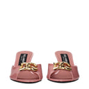 Dolce&Gabbana Women's Sandals Pink Patent Leather