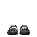 Palm Angels Slippers And Clogs Women Leather Black