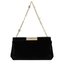 Dolce&Gabbana Marlene Velvet Black Women's Clutch