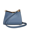 Etro Women's Handbags Vela Leather Sky Blue/Powder Blue