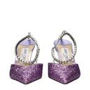 Jimmy Choo Saeda Women's Sandals Glitter Purple