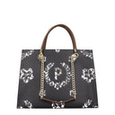 Pollini Women's Shoulder Bags Pvc Black/Moor's Head