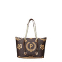 Pollini Women's Shoulder Bags Pvc Brown/Cream
