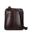 Piquadro Men's Crossbody Bags Leather Red/Mahogany