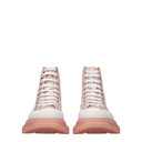 Alexander Mc Queen Mujers Zapatillas de cuero rosadas