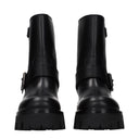 Prada Women's Boots Leather Black