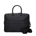 Pineider Hombres's Bolsos De Trabajo Cuero Negro