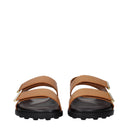 Tod's Women's Leather Sandals Brown