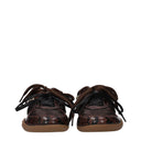 Miu Miu Women's Sneakers Fabric Brown/Moro Head
