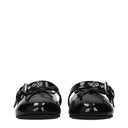 Miu Miu Women's Patent Leather Ballet Flats Black