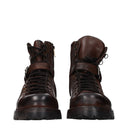 Eleventy Men's Brown Leather Ankle Boots