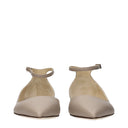 Jimmy Choo Leona Ballerina Women's Leather Gray/Mole