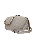 Gucci Marmont Crossbody Bags For Women Gray/Light Gray Leather