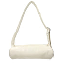 Jil Sander Cannolo Crossbody Bag Women Leather Beige/Eggshell