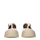 Marni Slip On Damskie Białe Skórzane