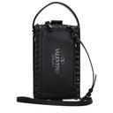 Męska pochette w kolorze czarnym Valentino Garavani Rockstud