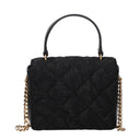 Versace Women's Handbags Fabric Black