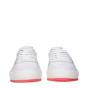 Philippe Model Sneakers Nice Damess Wit/roze neonleer