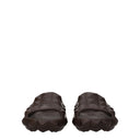 Valentino Garavani Roman Stud Slides And Clogs Men's Rubber Brown/Dark Chocolate