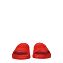 Alexander Mc Queen Women's Clogs And Mules Rubber Red/Bright Red
