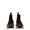 Pollini Women's Sneakers Fabric Brown/Black