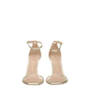 Stuart Weitzman Nudistcurve Sandals Women Leather Gold
