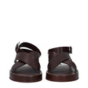 Loro Piana Sumie Women's Sandals Brown/Chocolate Leather