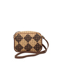 Pollini Women's Crossbody Bags Pvc Brown/Cream