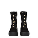 Stuart Weitzman Soho Perla Donna's Stivali in pelle scamosciata Neri