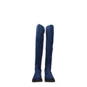 Stuart Weitzman 5050 Boots Women's Suede Blue/Indigo