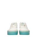 Reebok Club C Women's Leather Sneakers Beige/Aqua