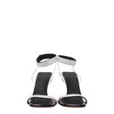 Amina Muaddi Women's Sandals Crystal Black/Silver