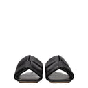 Bottega Veneta Men's Slippers And Clogs Black Leather