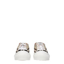 Burberry Women's Sneakers Fabric Beige/Multicolor