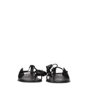 Salvatore Ferragamo Agena Women's Leather Flip Flops Black
