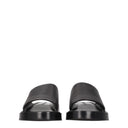 Salvatore Ferragamo Hombres Chanclas y zuecos de cuero negro