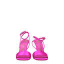 L'Attico Cheope Donna's Sandali In Raso Fucsia