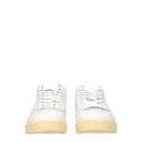 Jil Sander Herens Sneakers Wit/Lichtgrijs Leer