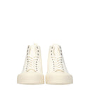 Jil Sander Herens Sneakers Stof Beige/Ivoor