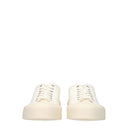 Jil Sander Herens Sneakers Stof Beige/Ivoor